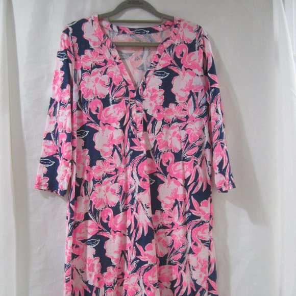 Lilly Pulitzer S Daphne Dress Flamingle - Picture 1 of 7